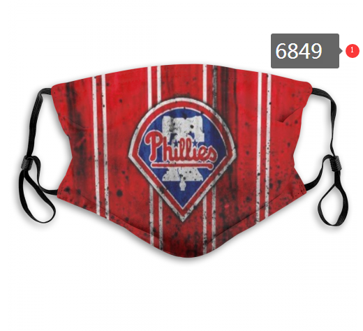 2020 MLB Philadelphia Phillies Dust mask with filter